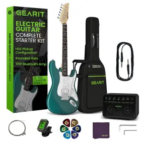 Gearit 810166801249 39 Inch Full Size Canyon Series Electric Guitar Kit Bundle With Amplifier Hss P