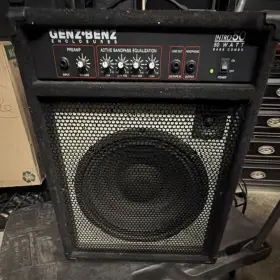 50-112t Genz Benz Intro Bass Combo Amplifier 50w 8 Ohm Black