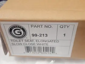 G0099213 Gerber 671052604944 Elongated Closed-front Toilet Seat With Soft Close And Quick Rel