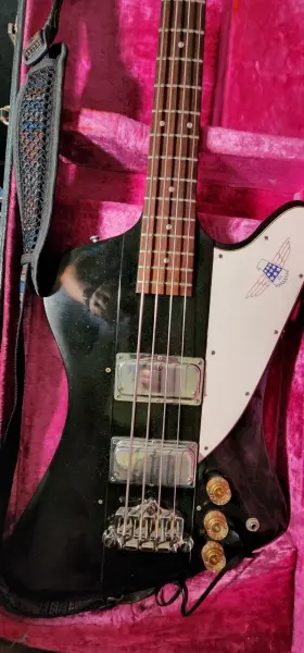 00243432 Gibson 1976 Thunderbird Bicentennial Bass Professionally Repaired