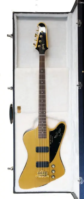 115030601 Gibson Ma5 50th Anniversary Thunderbird 2013 Bass - Bullion Gold With Case