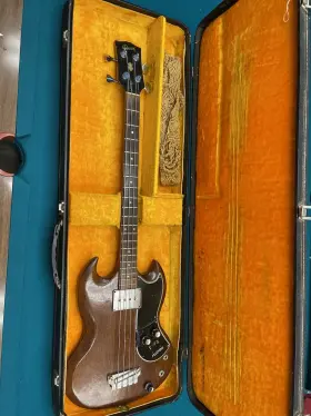 Eb-0f Gibson 1960s Short Scale Bass - Fuzztone 280 Made No Fuzz-read Desc