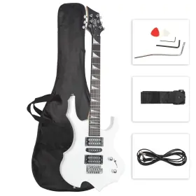 Glarry 611890865190 Cool Burning Fire Style Electric Guitar Christmas Gift For Beginner Lo