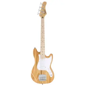 Glarry 629722701929 4 String 30in Short Scale Thin Body Gb Electric Bass Guitar Burlywood