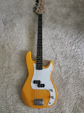 Glarry S101 Electric Bass Guitar With Amp Setup New Strings And Pickup