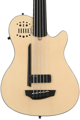050789 Godin A5 Ultra Fretless Bass Guitar - Natural