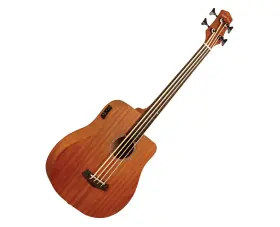 M-bass25fl Gold Tone M-bass25/fl Fretless 25.5 Inch Scale Microbass - Used