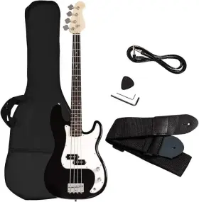 B09kwx9tmz Goplus Electric Bass Guitar Full Size 4 String With Strap Bag Amp Cord