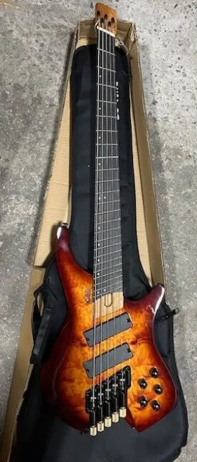 G-b5ms Gosila 5 String Headless E.bass Guitar Poplar Body Roasted Maple Neck Used Item