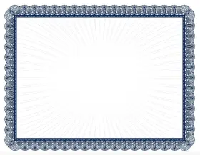 961033 Great Papers Blue Value Certificates - 100