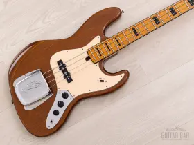 Jb-550 Greco 1974 Vintage Jazz Bass Mahogany With Power Booster Japan Fujigen