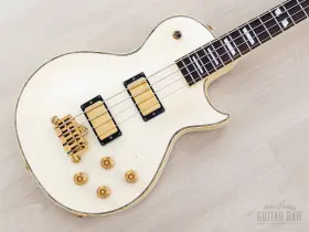 Lgb-90 Greco 2002 Full Scale Lp Custom Bass Pearl White Japan Fujigen