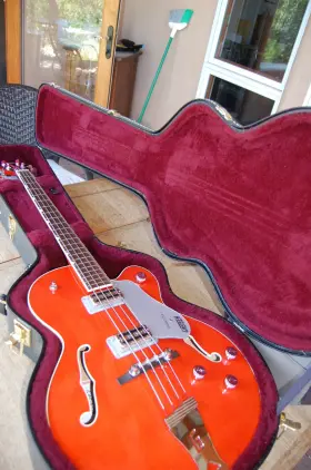 6119bo Gretsch Made In Japan Hollowbody Bass Mint Nos