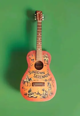 G4500 Gretsch Americana Series Sundown Serenade Acoustic Western Parlor Guitar Rare