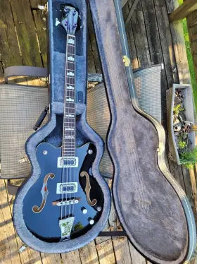 G5442b Gretsch Electromatic Hollow Body 30 Inch Short Scale Bass - Black
