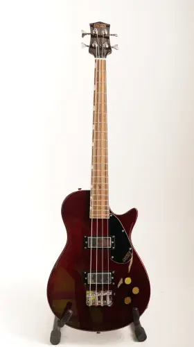 Gre2814304517 Gretsch Streamliner Jet Club Single-cut 4-string Bass Guitar Walnut Stain