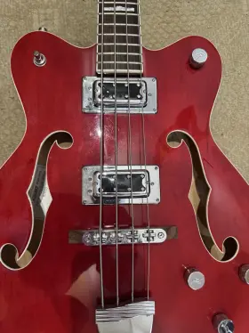 Ks12103558 Gretsch Electromatic Hollow Body 4-string Electric Bass Guitar Red Maple