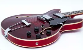 335-02 Grote Spot Goods Maple Electric Guitar H-h Glossy Red Color