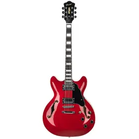 Gt335-01 Grote Spot Goods Hollow Body Electric Guitar H-h Red 335-01