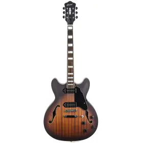 Gt335-lm2 Grote Spot Goods Hollow Body Electric Guitar P90 Matte Brown Gt335-04
