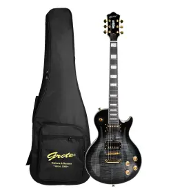 Gtlp-lm1 Grote Pure Natural And Unique Patterns Retro Electric Guitar With Bag