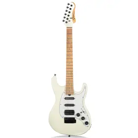 Gtst-04 Grote Spot Goods Poplar Electric Guitar Glossy White Color With Bag