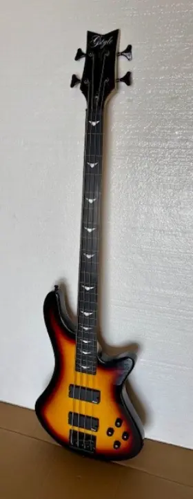 Yg60-4-sb Gstyle Fretless 4 String E. Bass Guitar Bolt On Maple Neck Poplar Body Open Box Item
