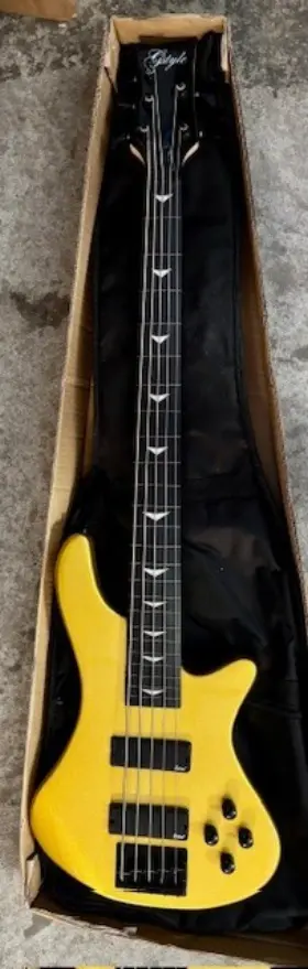 Yg60-5-gd Gstyle Open Box Item Fretless 6 String E. Bass Bolt On Maple Neck Poplar Body