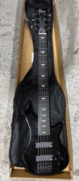 Yg60-6-bk Gstyle Open Box Item Fretless 6 String E. Bass Bolt On Maple Neck Poplar Body