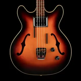 88gui000 Guild Vintage 1967 Starfire I Bass Sunburst With Ohsc