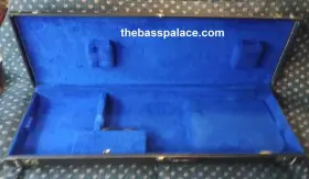 B-302 Guild 1970s Bass Case 301 Long-scale Tolex Blue Fuzzy Lining Hard-to-find