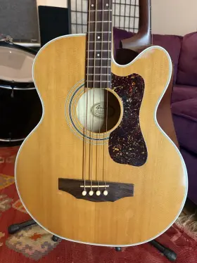 B500e-bld Guild Acoustic/electric Bass Maple Made In Usa Rare