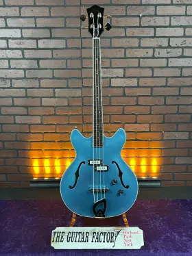 Sf1bass-0318-u Guild Starfire I Limited Edition Bass Guitar - Pelham Blue
