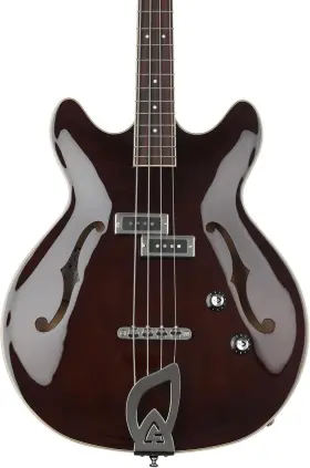 Guitars 744110973402 Starfire I Bass Guitar - Vintage Walnut