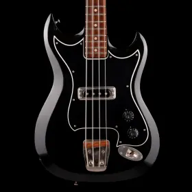 88hag000 Hagstrom Pre Owned 1968 Hb-1 Bass Black With Ohsc