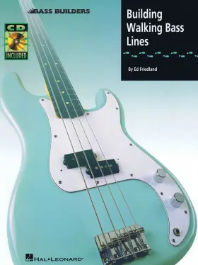 695008 Hal Leonard Building Walking Bass Lines Jazz And Blues Instruction Book Online