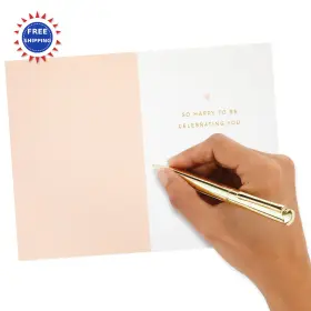 5rzh1244 Hallmark Bridal Shower Card Showered With Love Signature Vehicle Auto Automotive