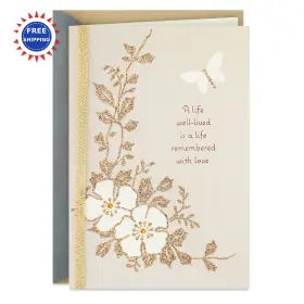 659rzb2225 Hallmark Sympathy Card Remembered With Love Vehicle Auto Automotive Oem