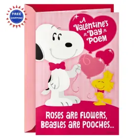 699vcg3007 Hallmark Peanuts Valentine S Day Sound Card For Kids Snoopy Hug Vcg3007 Vehicle