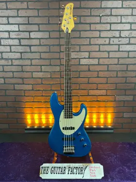 Cruise5-0325-u Hamer Cruise 5-string Bass Blue Metallic - 1996 Made In Korea