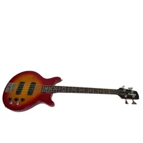 Sb4f-cs Hamer Slammer Series Cherry Sunburst Short Scale Electric Bass Guitar