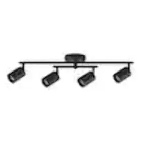 Hampton Bay 058219330142 2.2 Ft. 4-light Matte Black Hard Wired Flexible Track Lighting Kit W