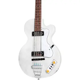Hofner 197881290917 Ignition Series Short-scale Club Bass Guitar Pearl White Rf