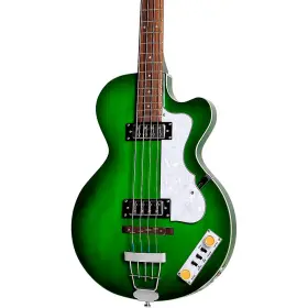 Hofner 197881374440 Ignition Series Short-scale Club Bass Guitar Green Burst Rf