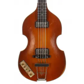 Hofner 250358619393 Violin Bass 1963 Relic Left Handed With Case - Sunburst Open Box