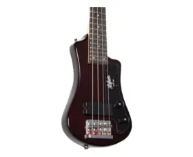 Hofner 250358622485 Shorty Travel Electric Bass Guitar With Gig Bag - Root Beer Open Box