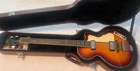 Hct-500 Hofner Hct-500/2-sb Mint Contemporary Club Bass Guitar Sunburst And Hard Case