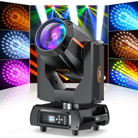 Zq02349 Holdlamp 8pcs 380w 20r Beam Moving Head Light Dmx 16 48 Prisms Rainbow Stage Lighting