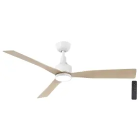 Home Decorators 840059614892 Ryland 52 Smart Indoor/outdoor Matte White Ceiling Fan With Adjustable Led