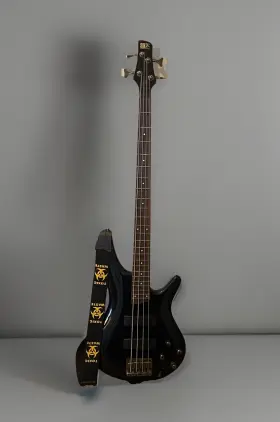 110617589 Ibanez Soundgear By Galaxy Black Sr300 Electric Bass Guitar Toxic Waste Strap
